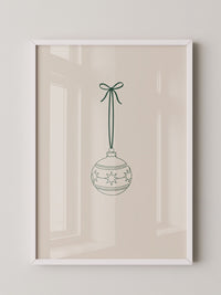 Weihnachtskugel Minimalistisch