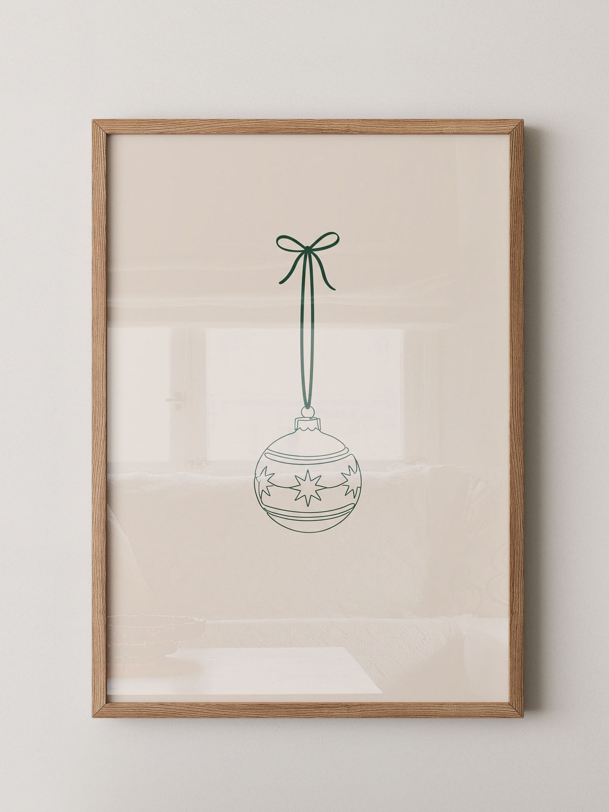 Weihnachtskugel Minimalistisch