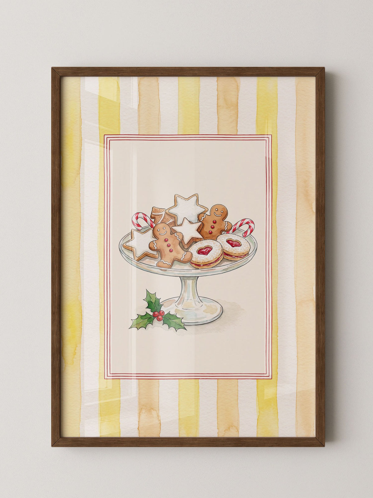 Weihnachtliche Gebäckplatte