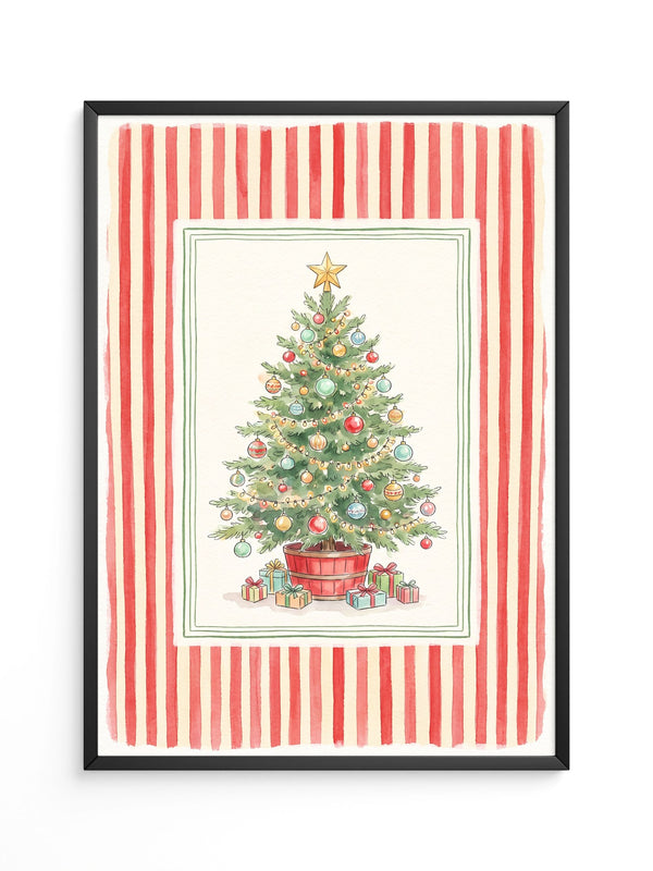 Weihnachtsbaum Aquarell