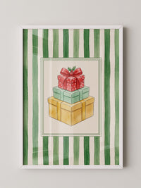 Geschenkstapel Weihnachten