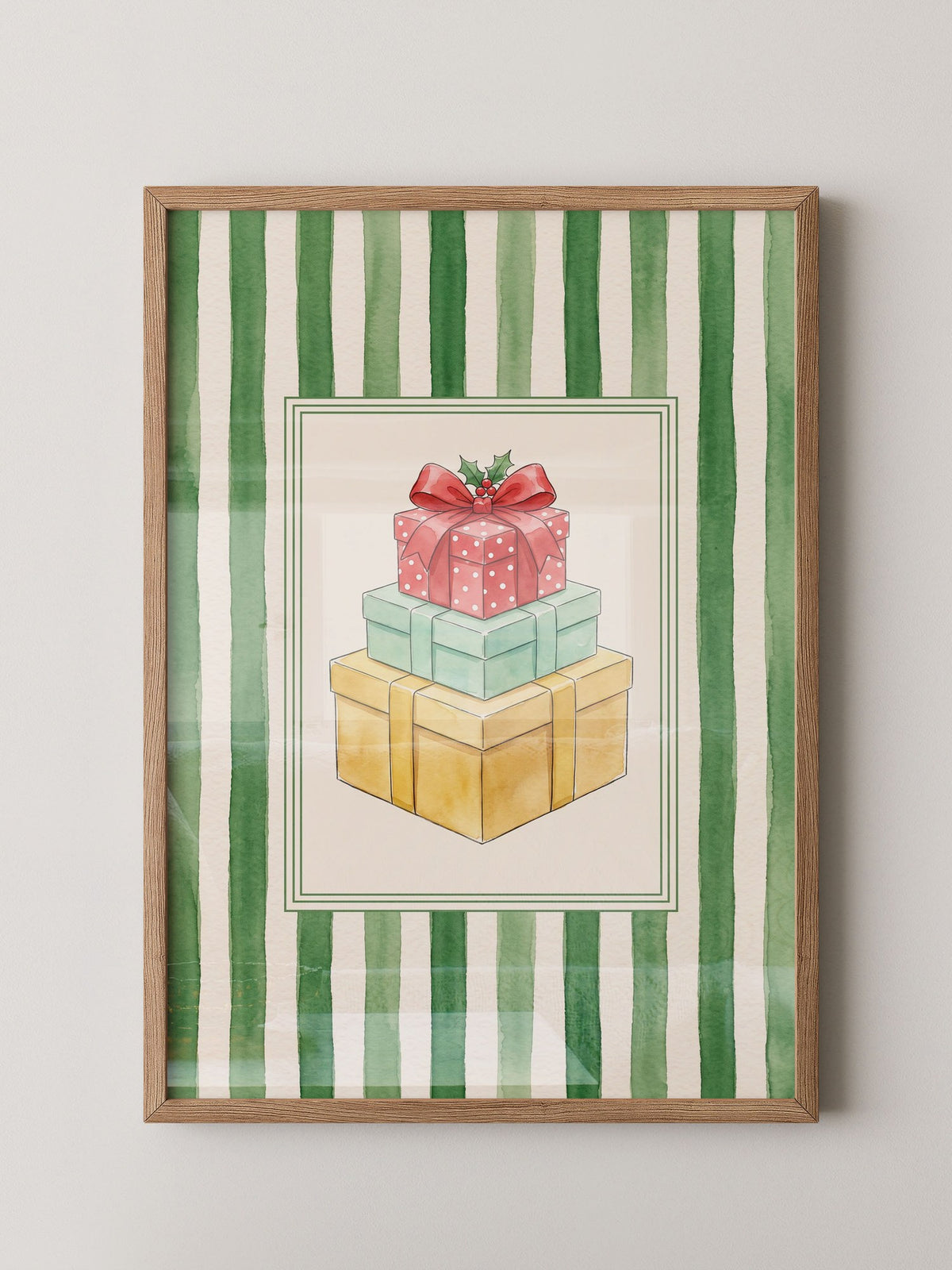 Geschenkstapel Weihnachten
