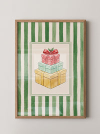 Geschenkstapel Weihnachten