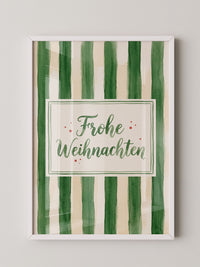Frohe Weihnachten Streifen