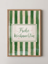 Frohe Weihnachten Streifen