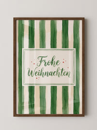 Frohe Weihnachten Streifen