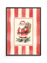 Weihnachtsmann Geschenke Retro