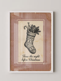 Vintage Weihnachtsstrumpf
