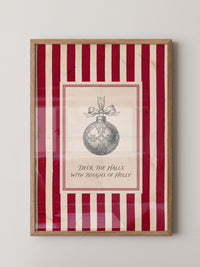 Weihnachtskugel Vintage Rot