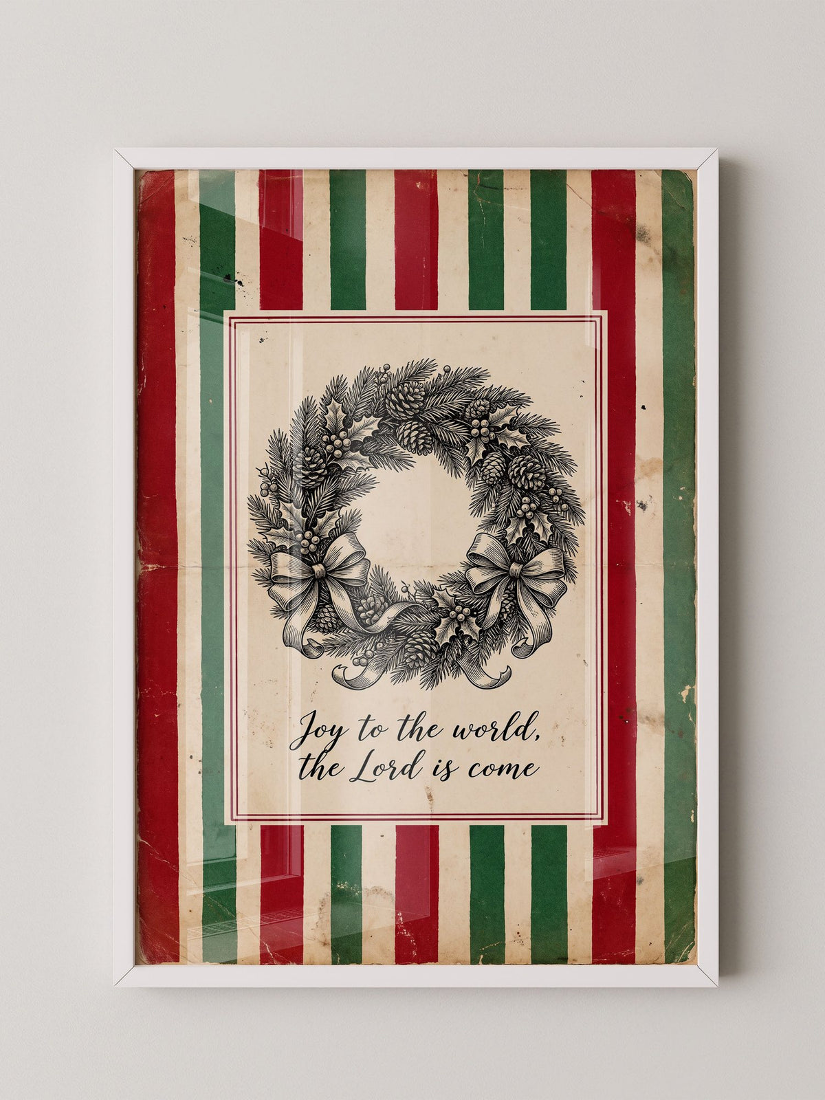 Weihnachtskranz Vintage