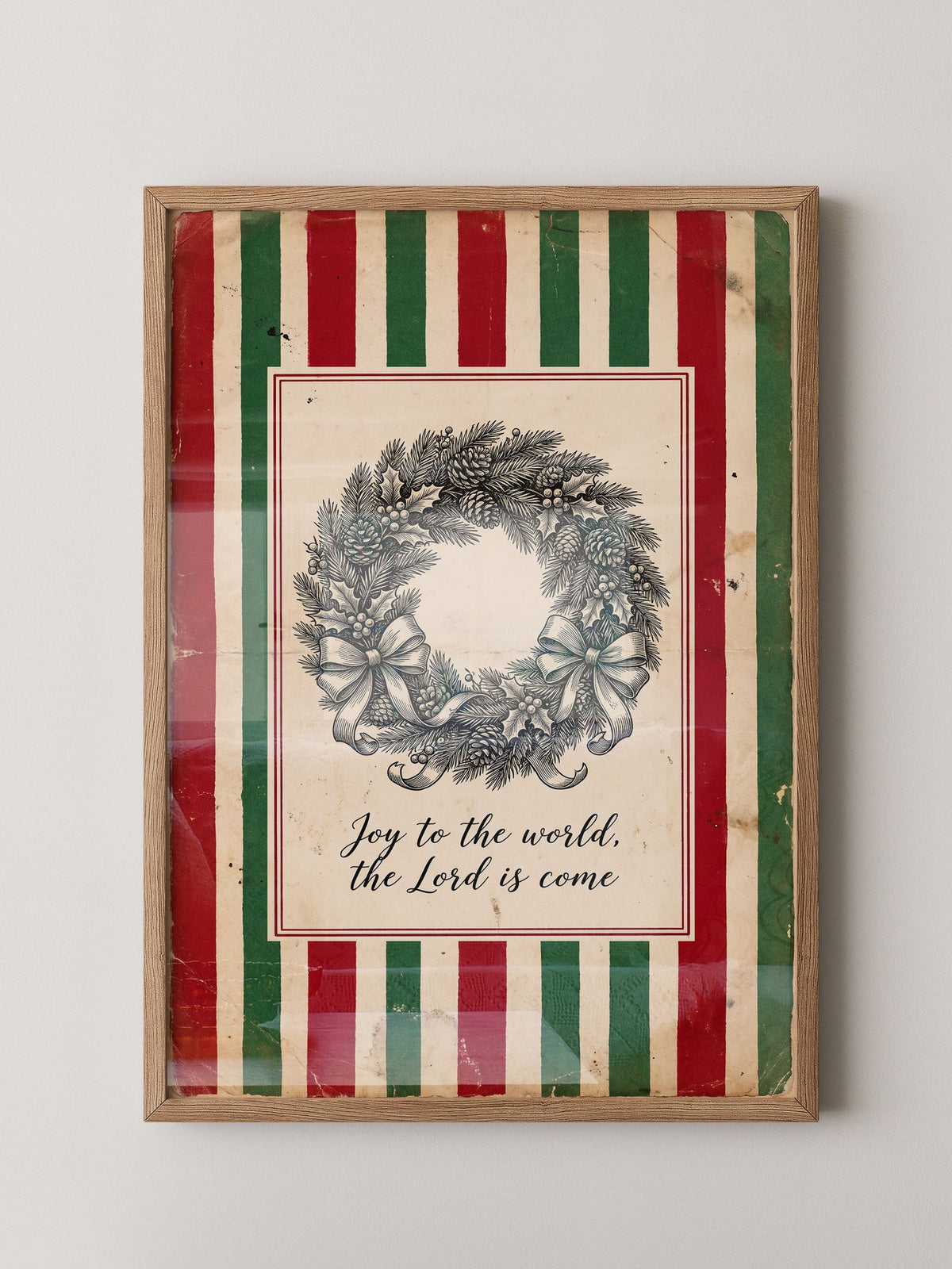 Weihnachtskranz Vintage