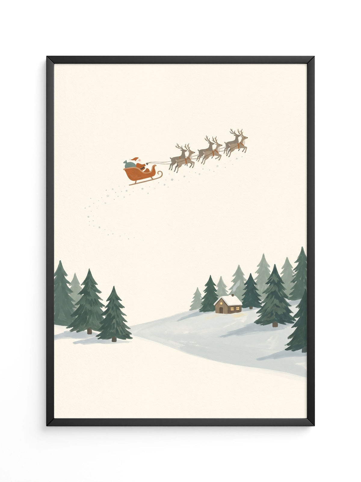 Weihnachtlicher Nachthimmel
