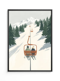 Skilift Bergperspektive