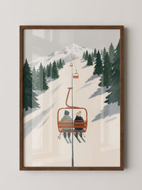 Skilift Bergperspektive