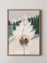 Skilift Bergperspektive
