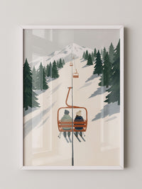Skilift Bergperspektive