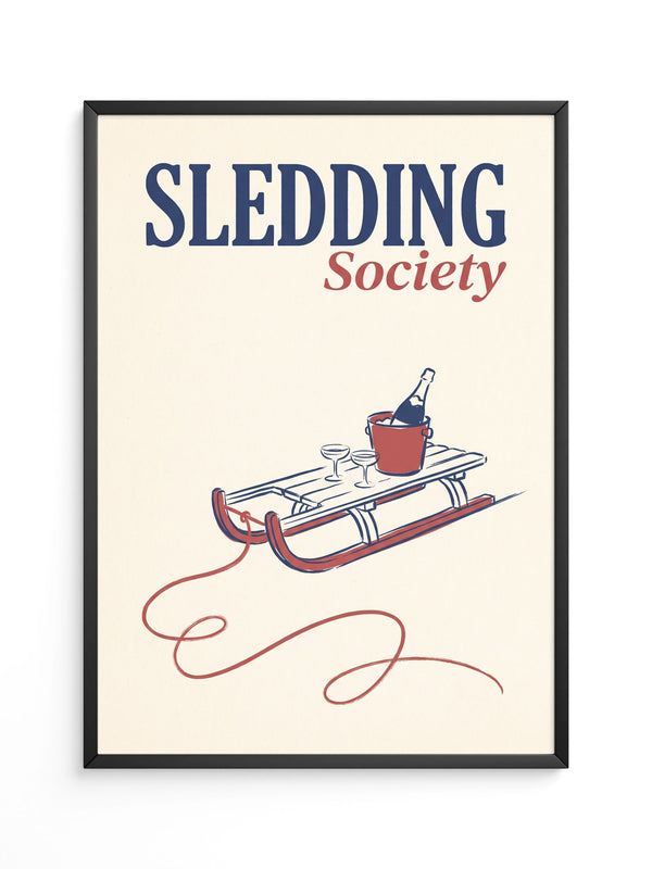 Sledgemotiv Wein Rot