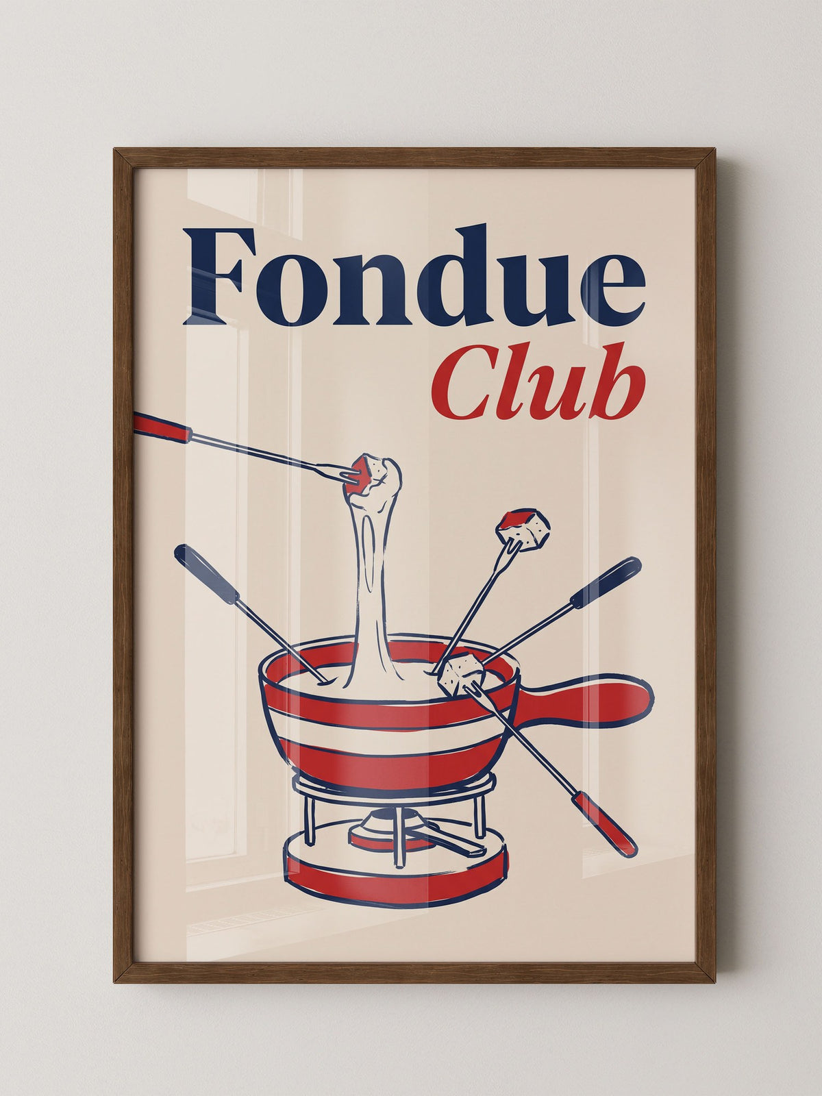 Fondue Illustration