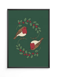 Rotkehlchen Illustration