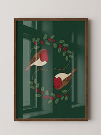 Rotkehlchen Illustration