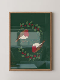 Rotkehlchen Illustration