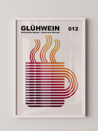 Glühwein Abstrakte Linie