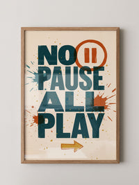 Pause Motivations Poster