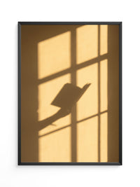 Fenster Silhouette Vogel