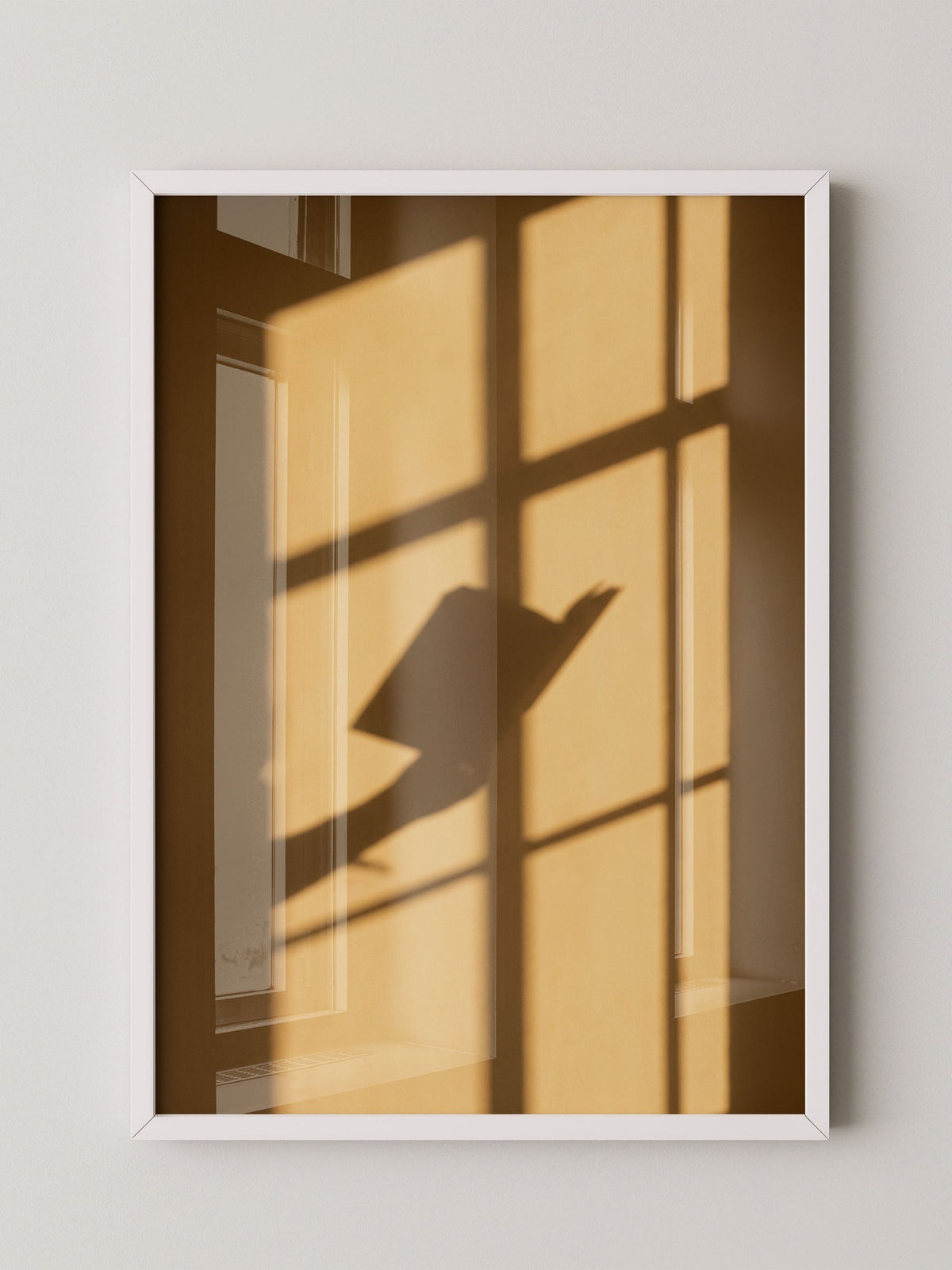 Fenster Silhouette Vogel