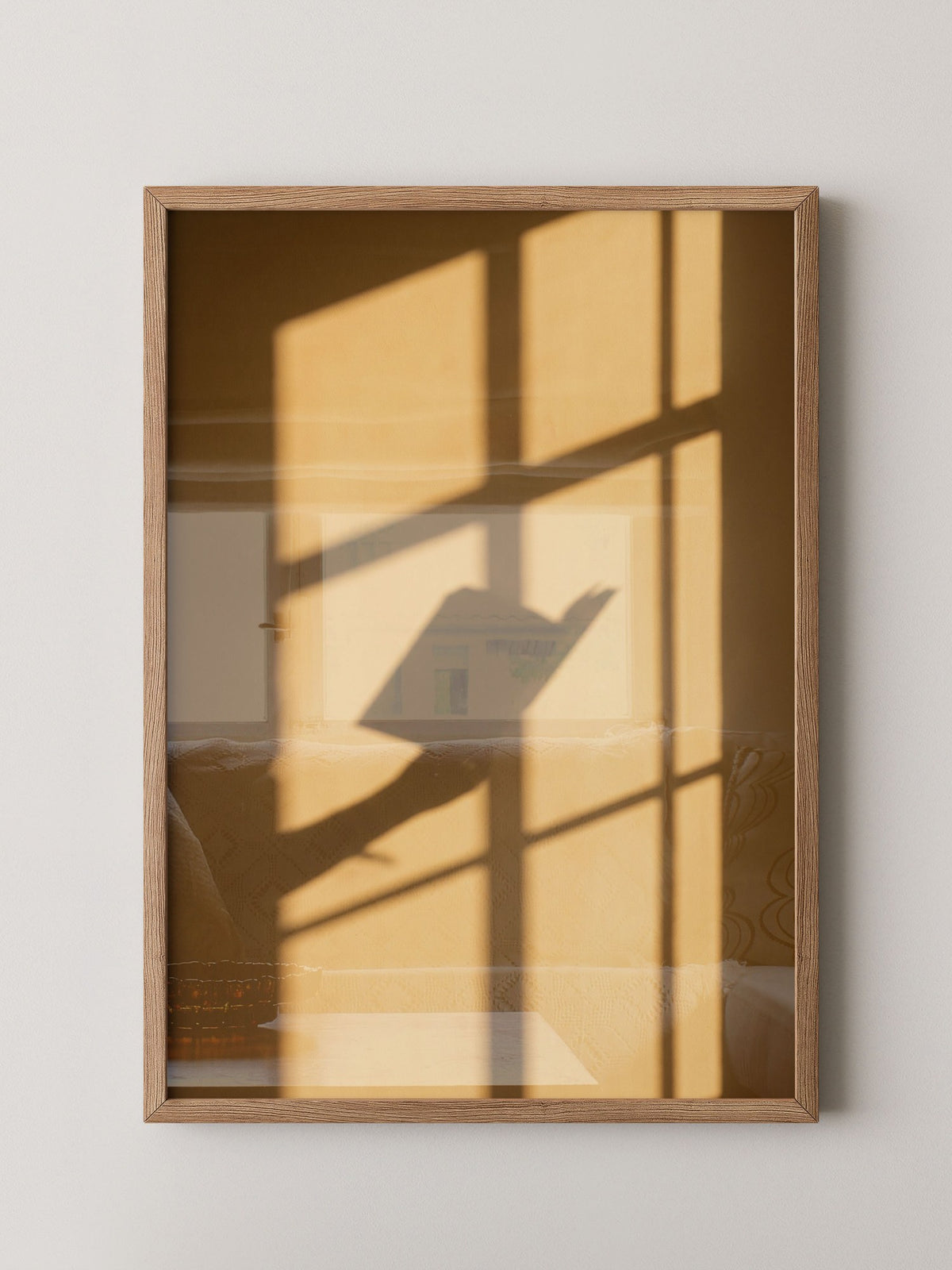 Fenster Silhouette Vogel
