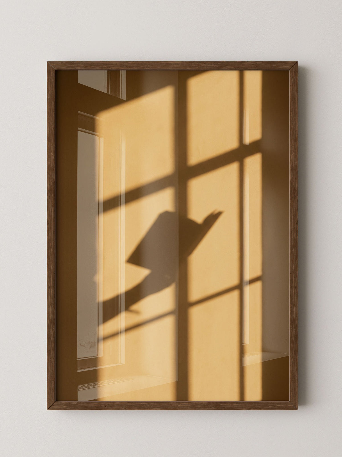 Fenster Silhouette Vogel