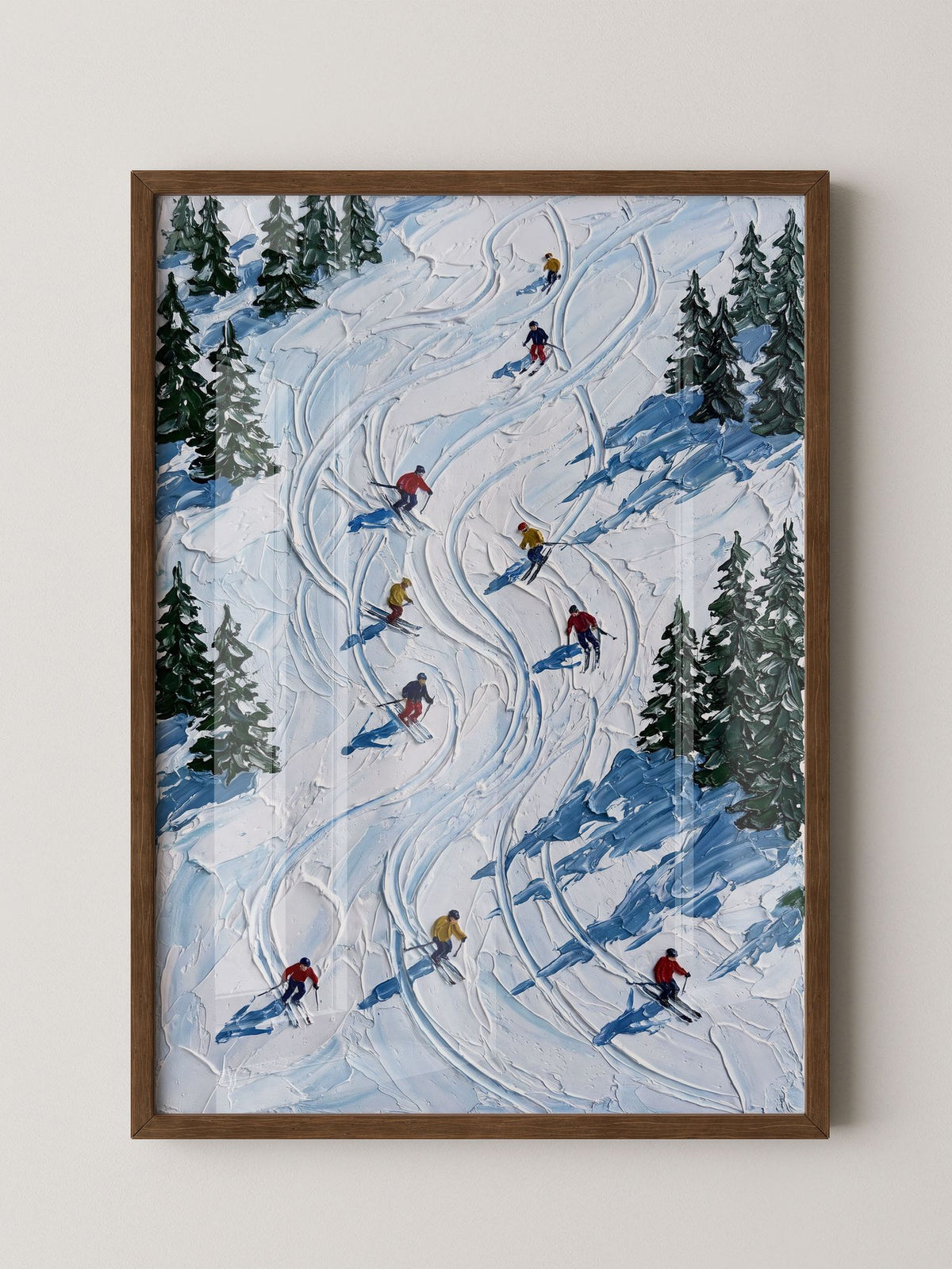 Skifahrer Winterperspektive