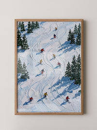 Skifahrer Winterperspektive
