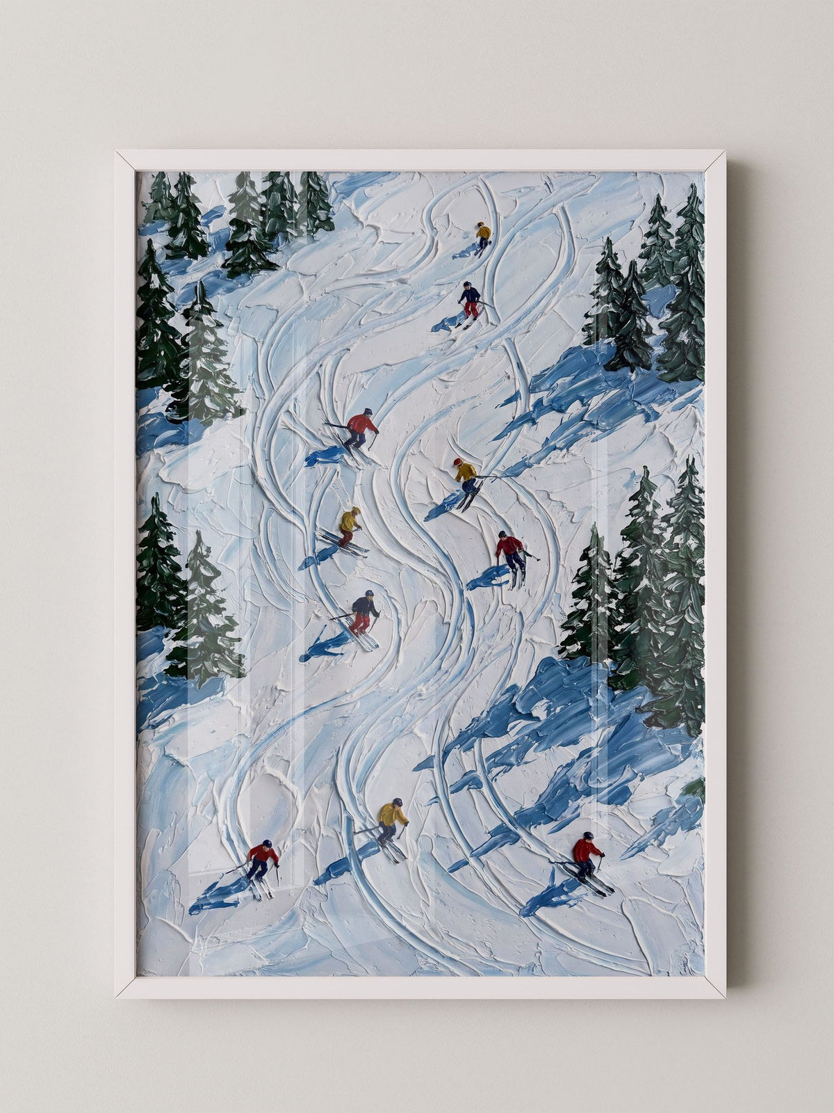Skifahrer Winterperspektive