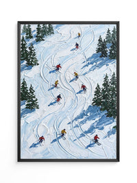 Skifahrer Winterperspektive