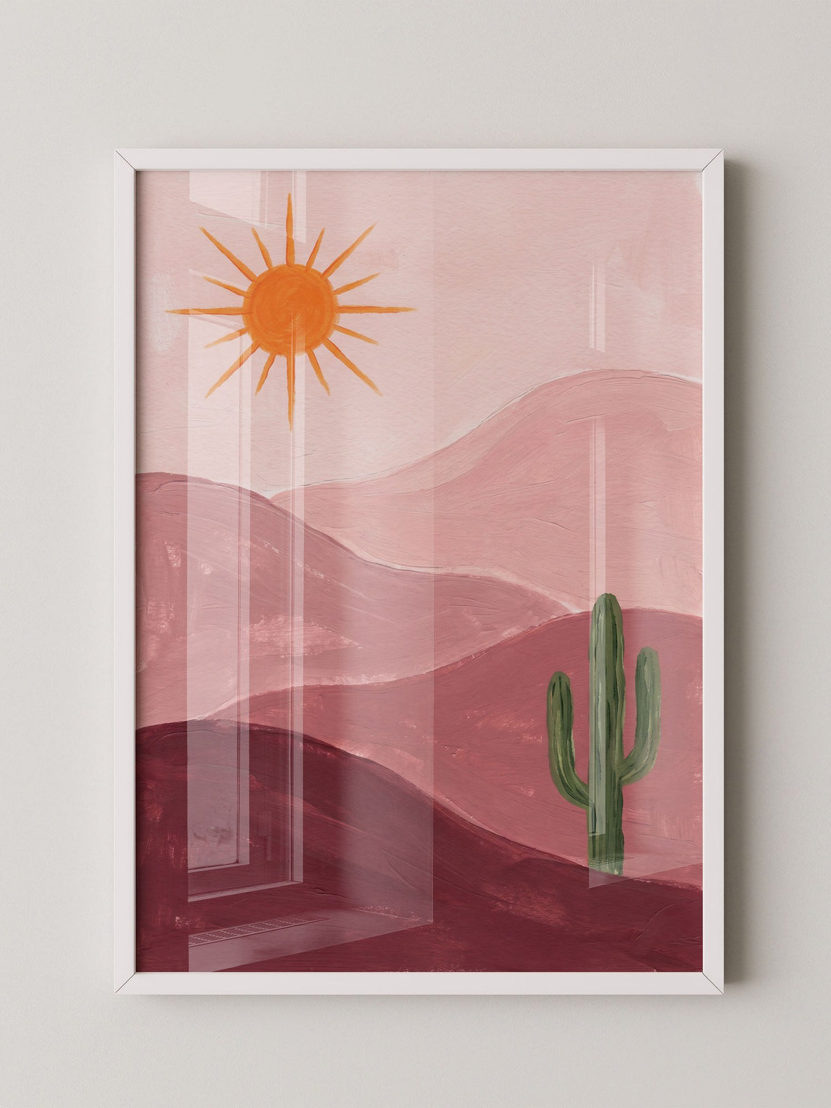 Wüstenlandschaft Sonnenaufgang