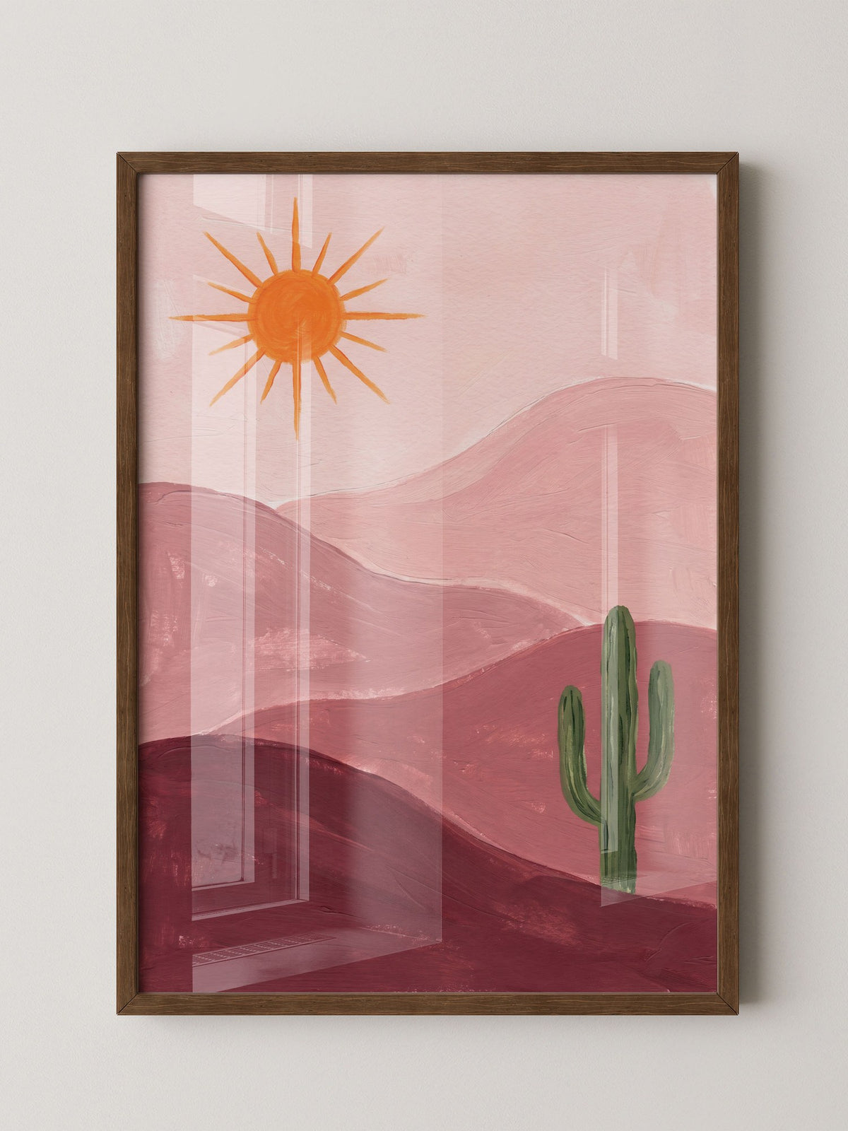 Wüstenlandschaft Sonnenaufgang