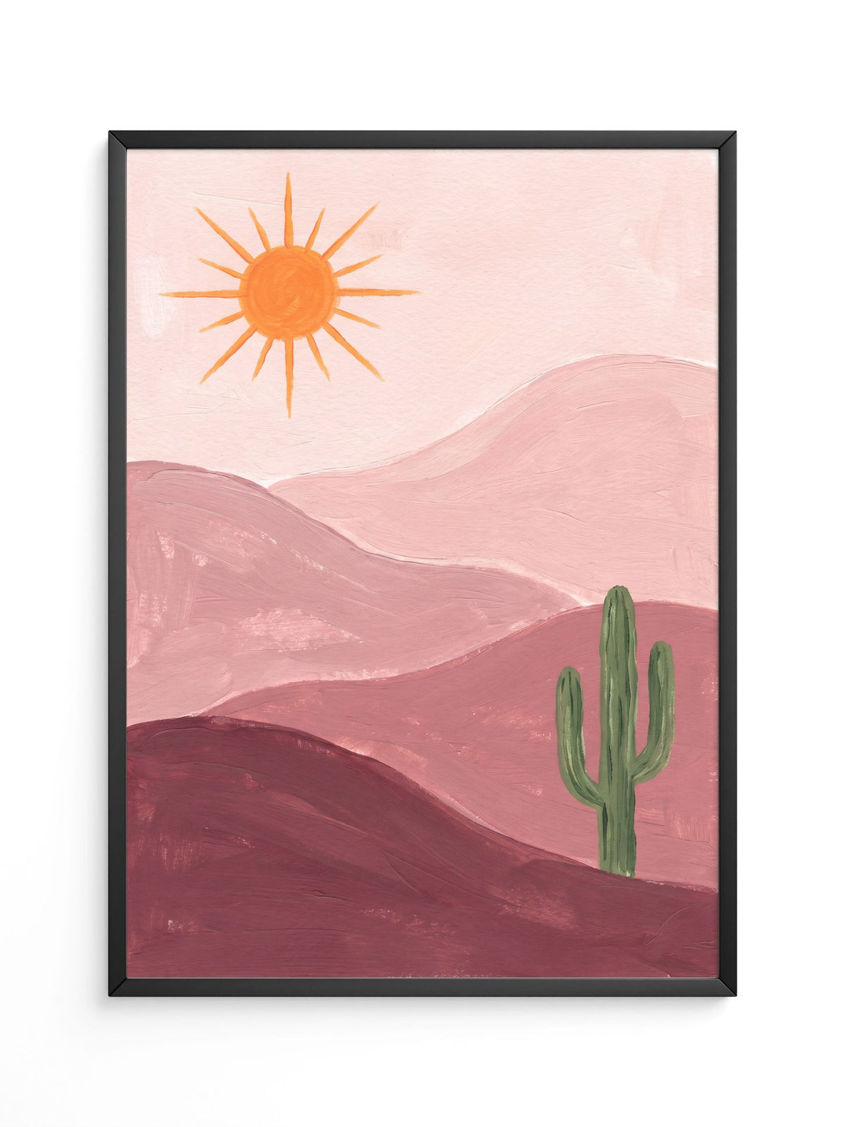 Wüstenlandschaft Sonnenaufgang