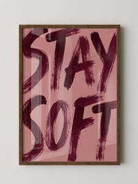 Typografie Stay Soft