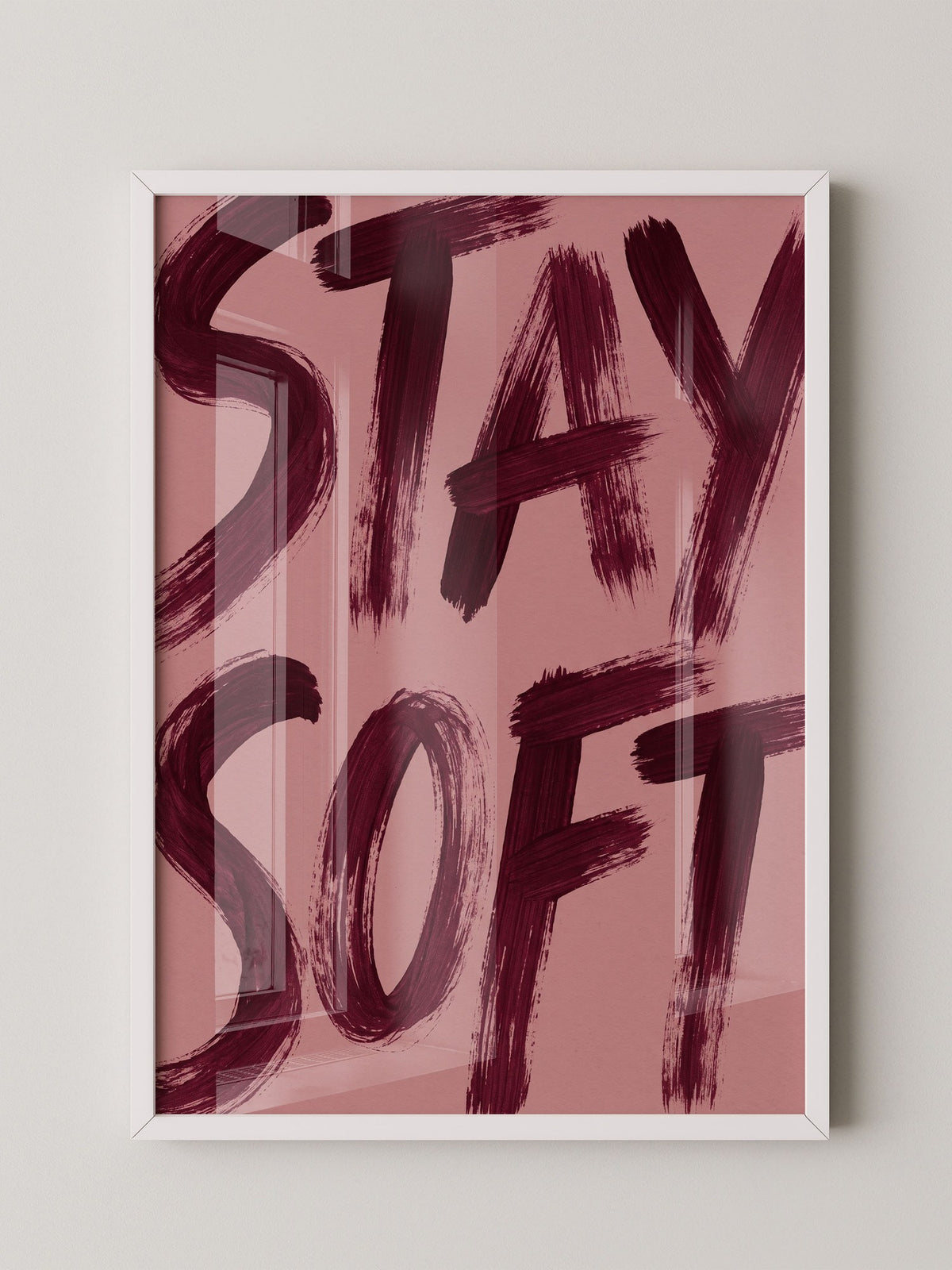Typografie Stay Soft