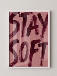 Typografie Stay Soft