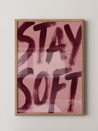 Typografie Stay Soft