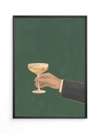 Champagnerglas Illustration
