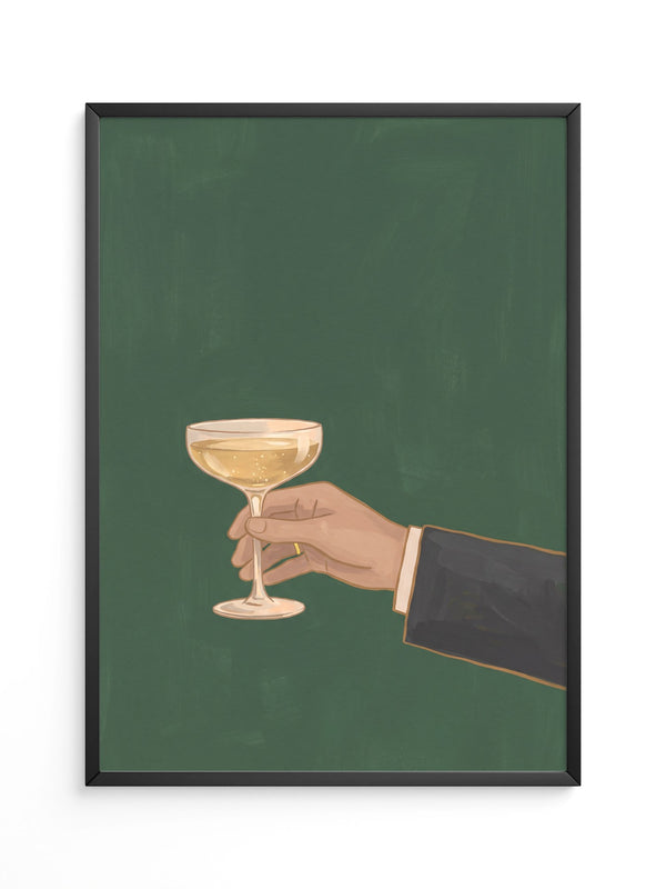 Champagnerglas Illustration