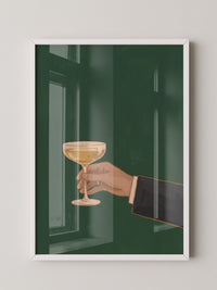 Champagnerglas Illustration