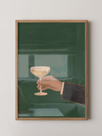Champagnerglas Illustration