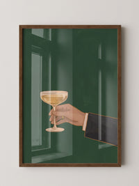 Champagnerglas Illustration