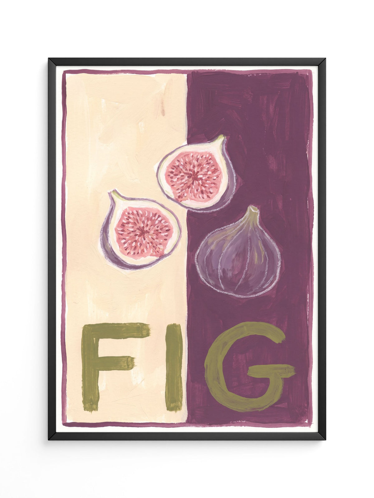Farbige Feigen Illustration