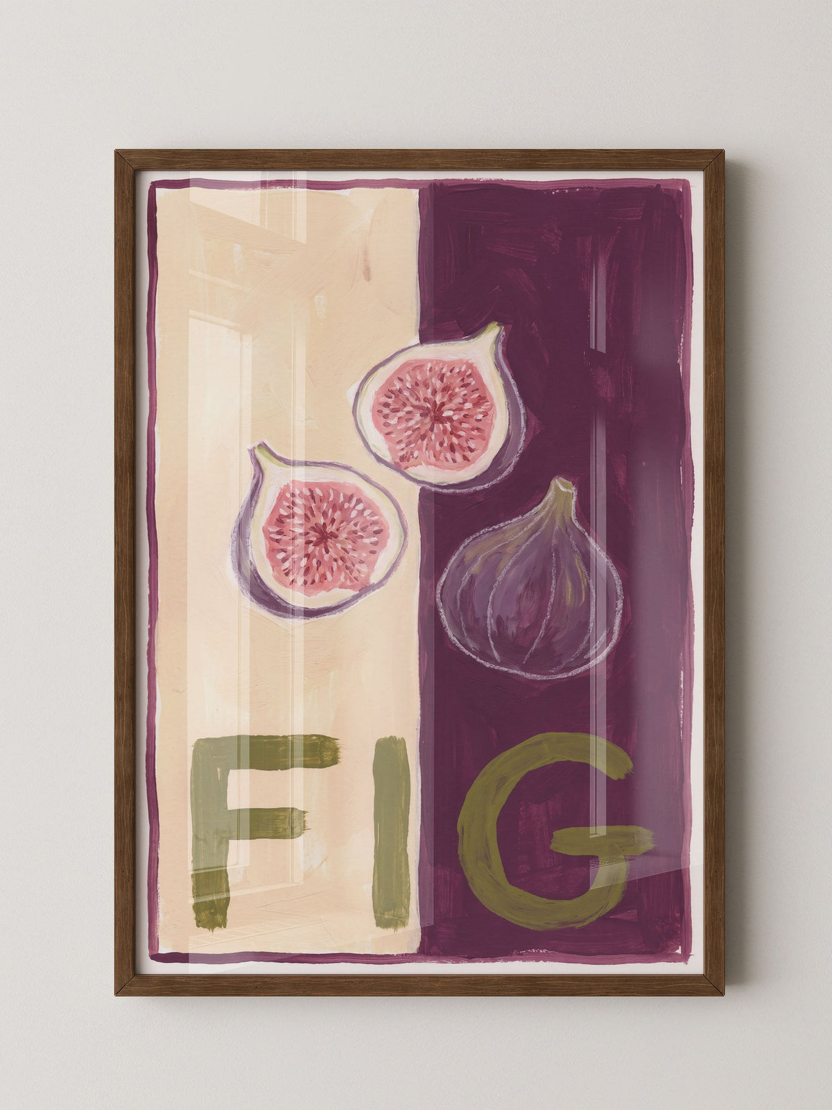 Farbige Feigen Illustration