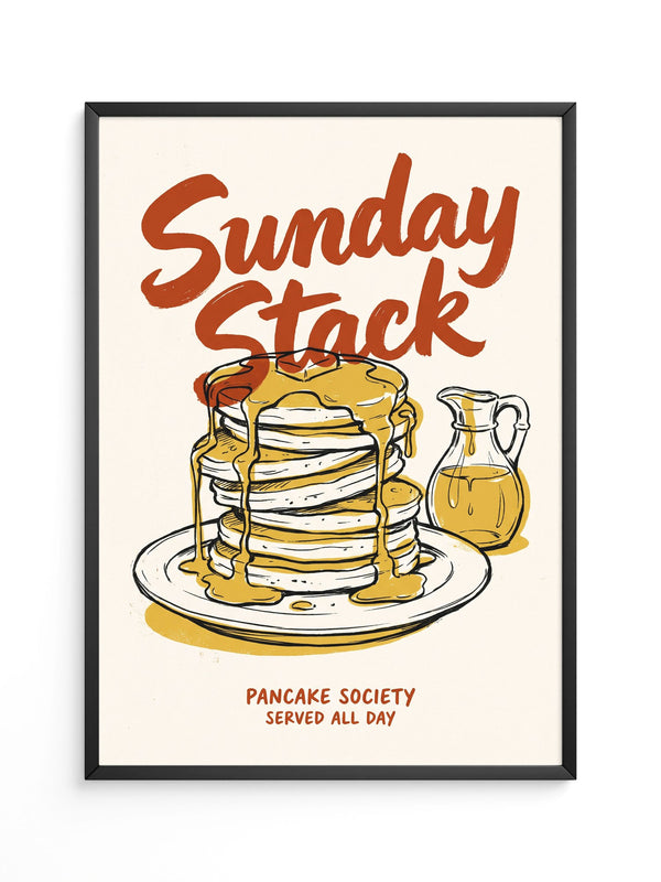 Pfannkuchenstapel Illustration